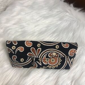 Vera Bradley Black and Brown Glasses Case